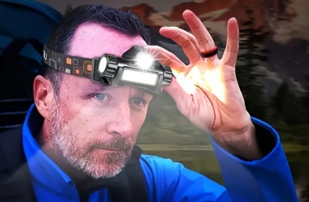 Челник с вградена батерия и USB кабел комплект