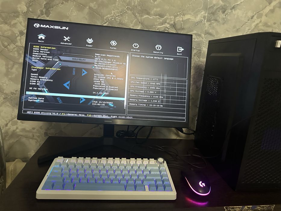 Игровой компьютер RTX 3060 12Gb i5 10400F