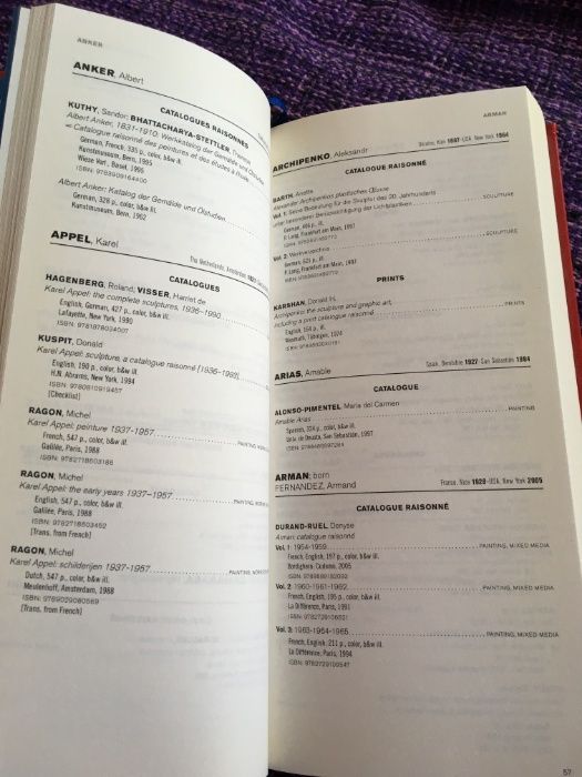 Art каталог за изкуство 1780-2008г френски език