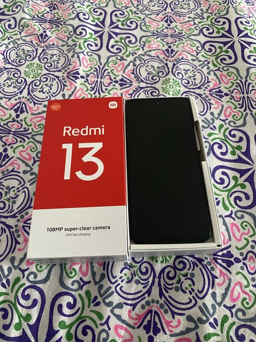 Redmi 13 black 6gb ram 128gb rom good condition 10/10 like new