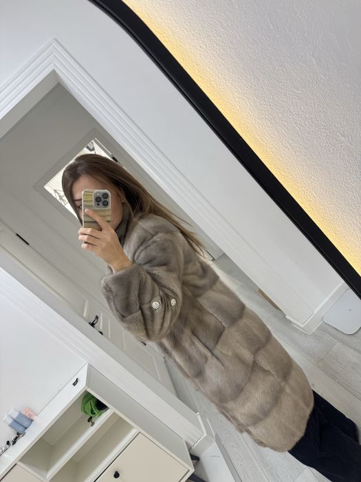 Шуба цвет колотый лед