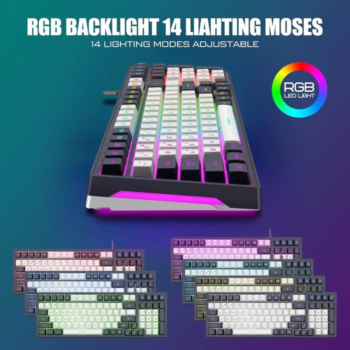 Геймърска клавиатура RedThunder K96 RGB