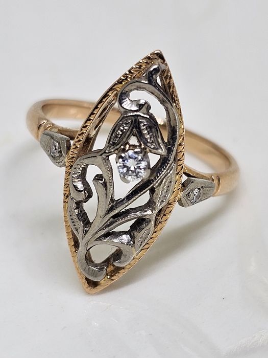 Бриллиант кольцо 583СССР