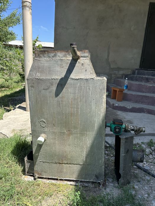 Отопительный котёл газ с углём