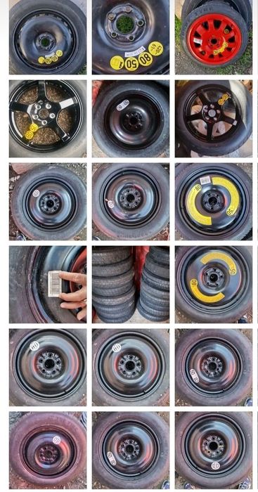 Roata de rezerva  slim Volvo /Audi/ Cricuri / Compresoare auto