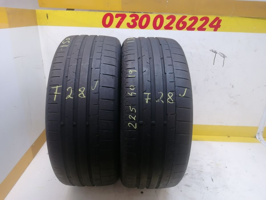 225/40/19.2* Continental vara 93y  dot 3017.     4,,88mm