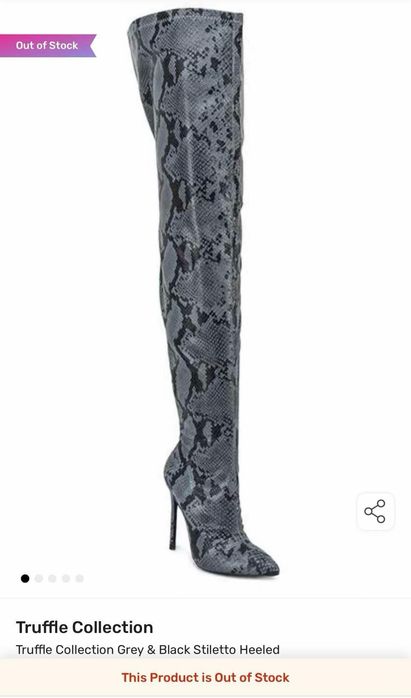 Високи ботуши / Чизми на висок ток Truffle Collection 39 номер