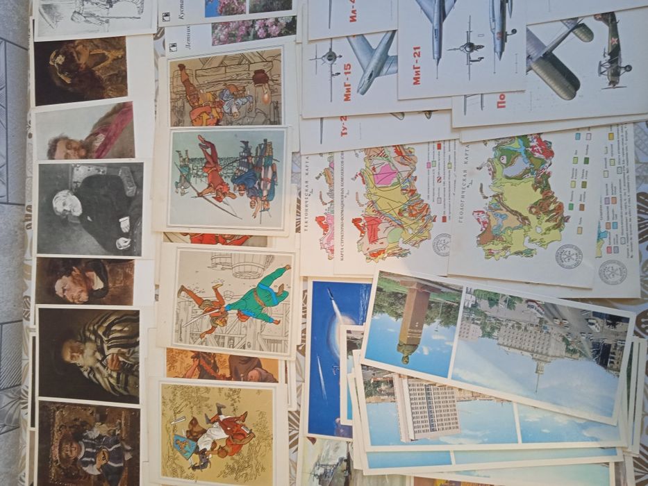 Открытки времён СССР.