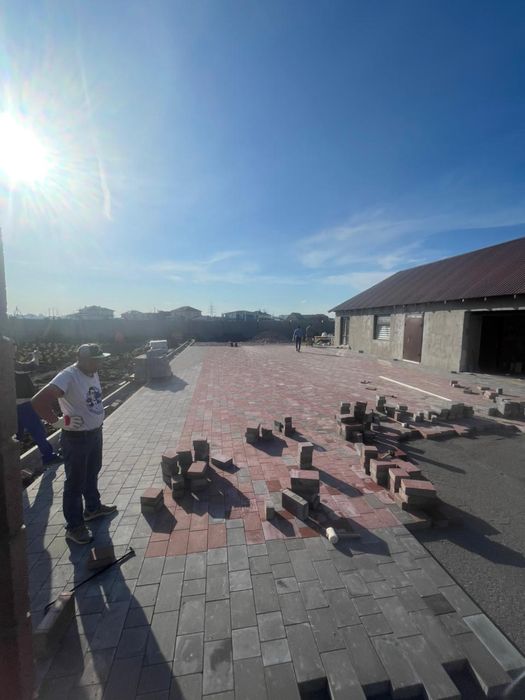 Укладка тротуарной плитки