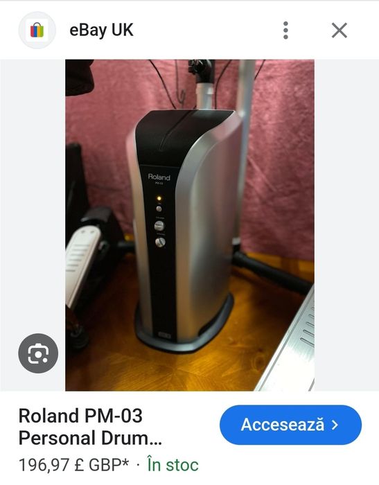 Roland PM-03. Monitor activ 2in1.
