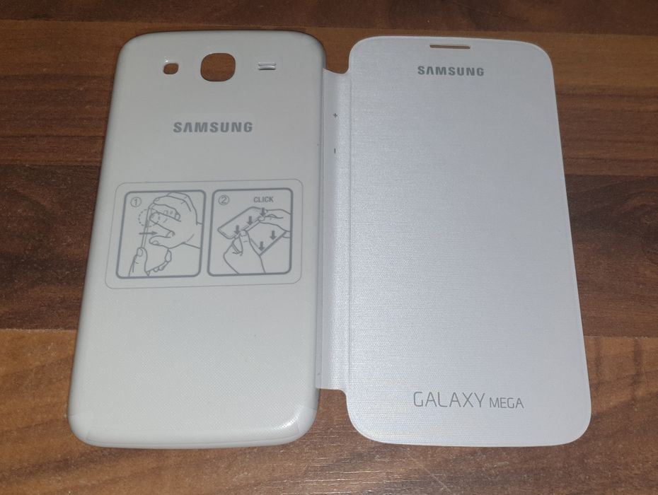 Husa flip smart activa originala Samsung Flip Cover Galaxy Mega 5.8"