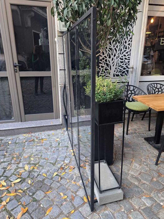 Метална преграда с поликарбонат