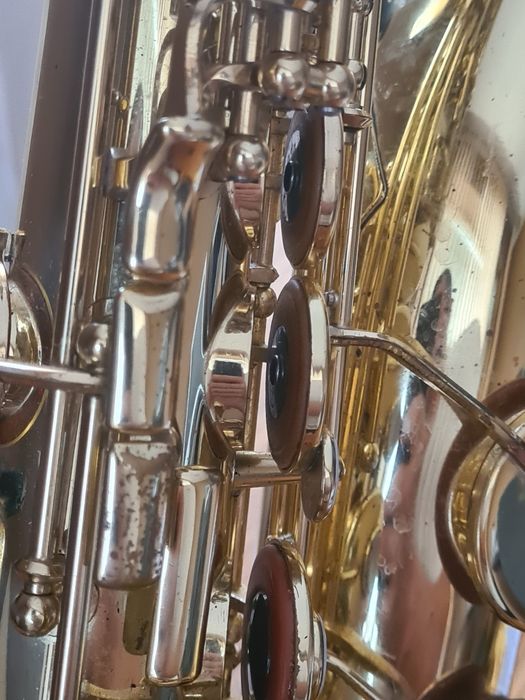 Saxophone Yamaha Yas32 Purple logo-Ямаха Яс32 Пърпъл лого