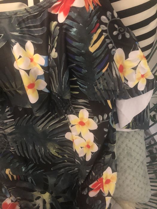 NOU - Costum de baie de maternitate - print tropical