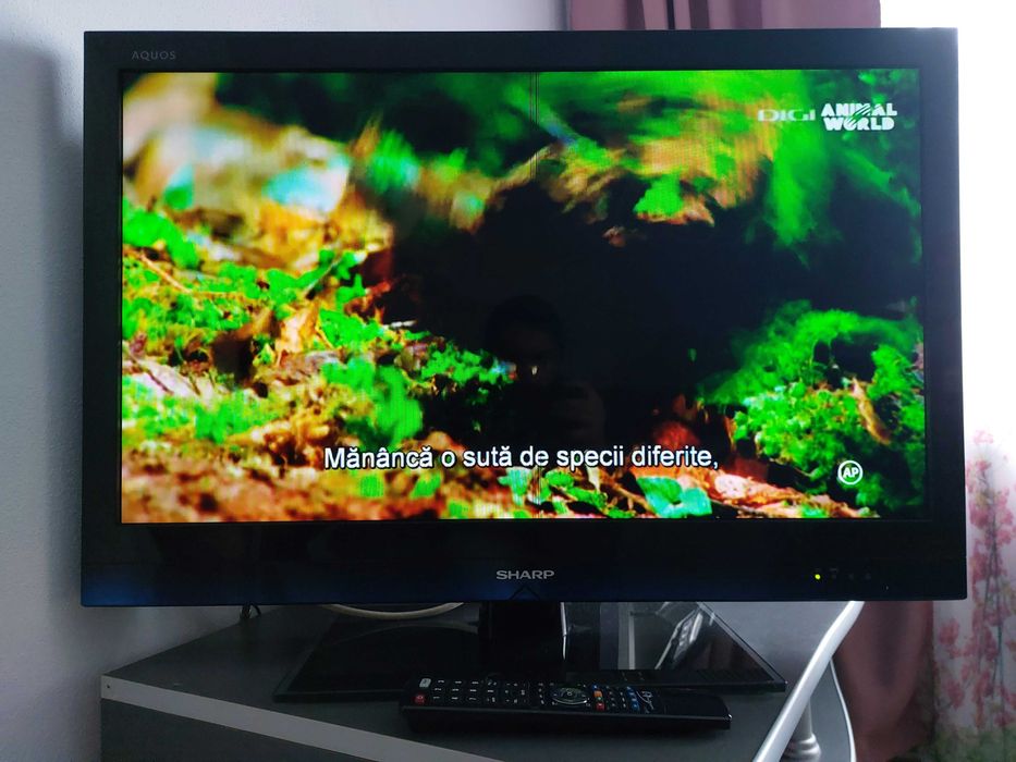 Tv LED-SHARP,81 cm-made in Japan-culori parca desprinse din natura !