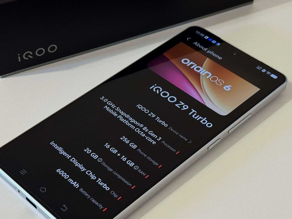 Бартер! Като НОВ! iQOO Z9 Turbo 256/16GB White (Бял)