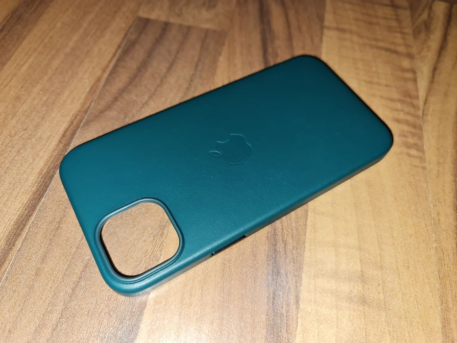 Husa piele originala Apple Leather Case Magsafe iPhone 14 Plus