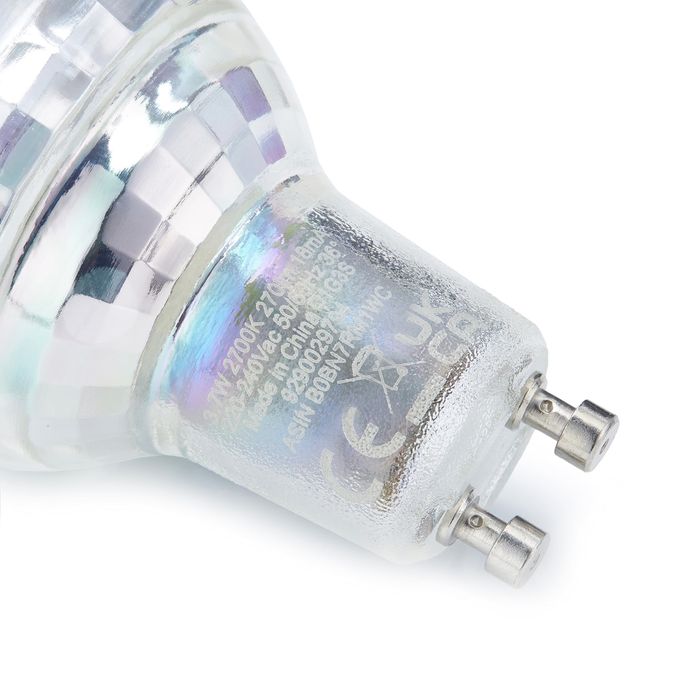 Set 10 Spoturi  LED GU10 profesional Amazon Basics, 3,7 W