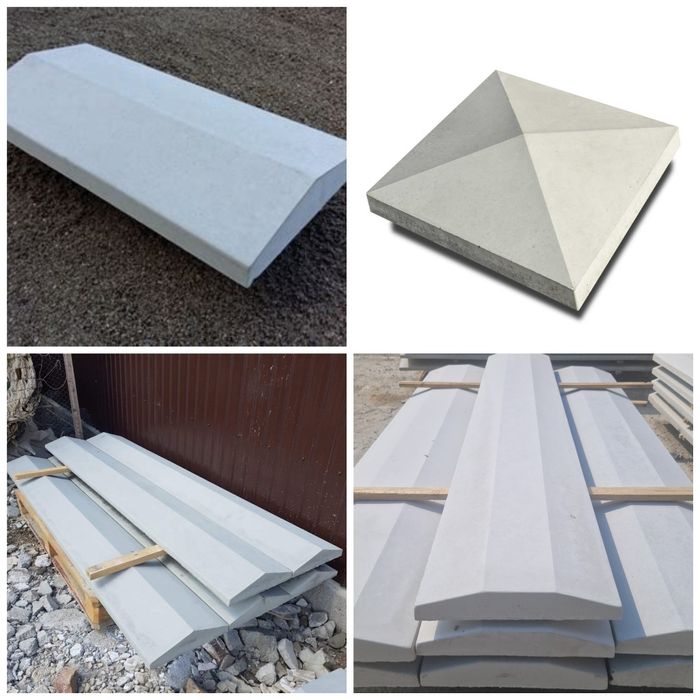 Placi de gard / garduri din beton / capace de gard