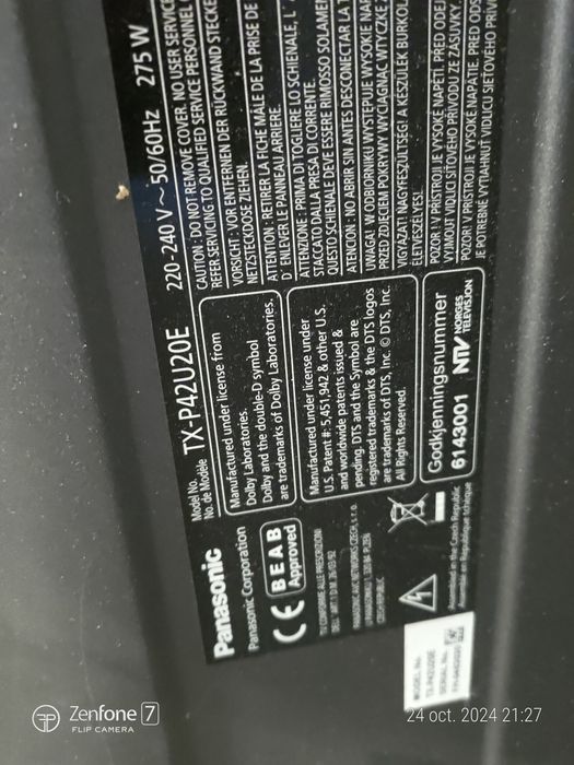 Plasma Panasonic piese de schimb