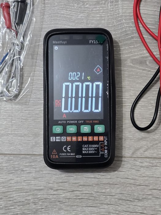 Multimetru digital reîncărcabil TRMS 6000 – NCV, Auto Range