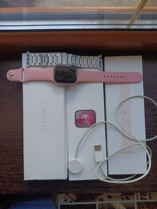 Apple watch Series 9 45mm Pink/AKБ 100% / идеальное состояние