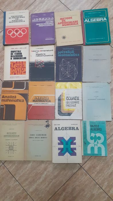 Carti analiza matematica-algebra facultate