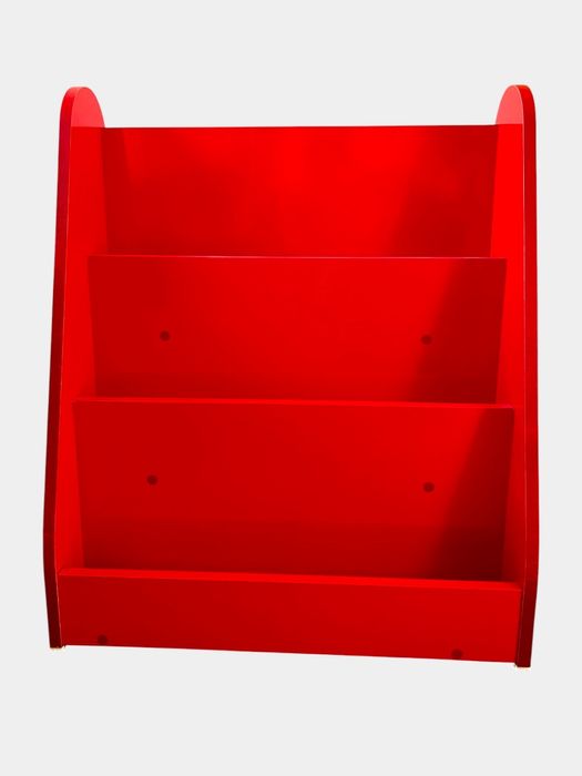 Bolalar uchun kitob javoni | Qizil rang | Buyurtma asosida