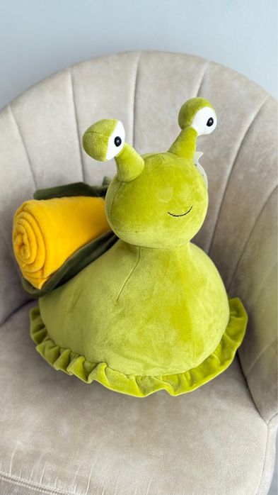 Улитка - плед мягкая игрушка