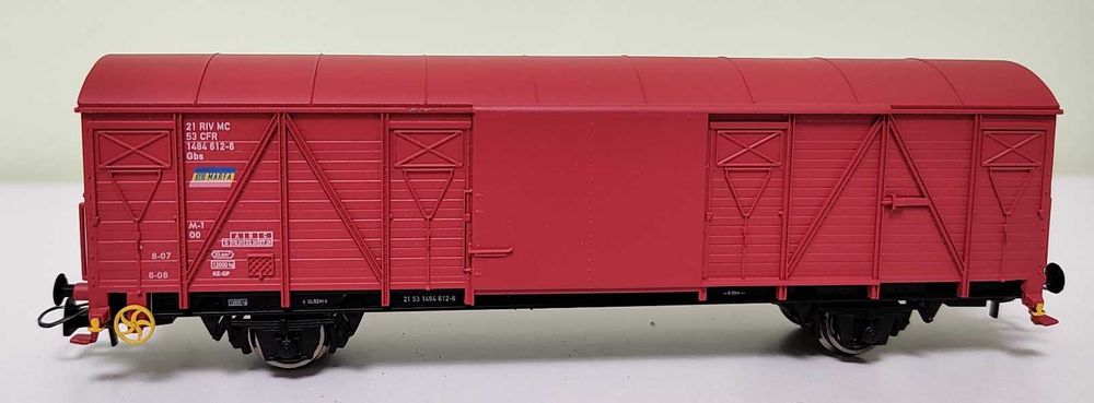 Vagon de marfă acoperit tip Gbs CFR Marfa, scară H0 nou 1:87 Epoca IV