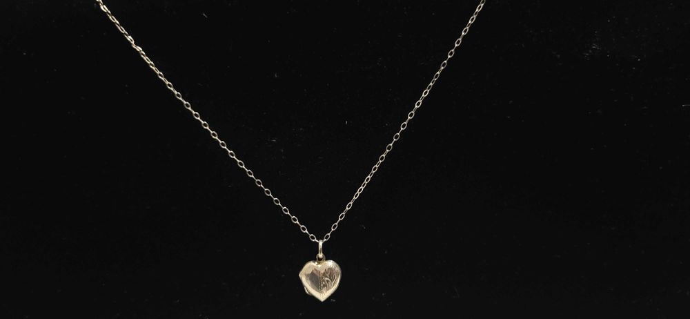Lant argint 925 cu pandantiv inima, cu locas interior.