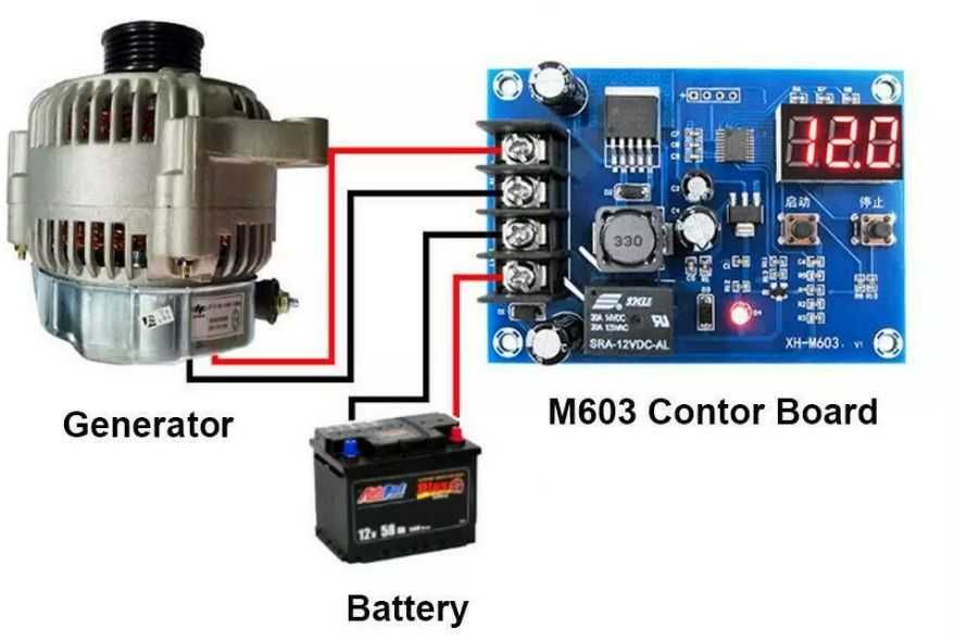Regulator controller incarcare modul acumulatori 12-24V XH-M603