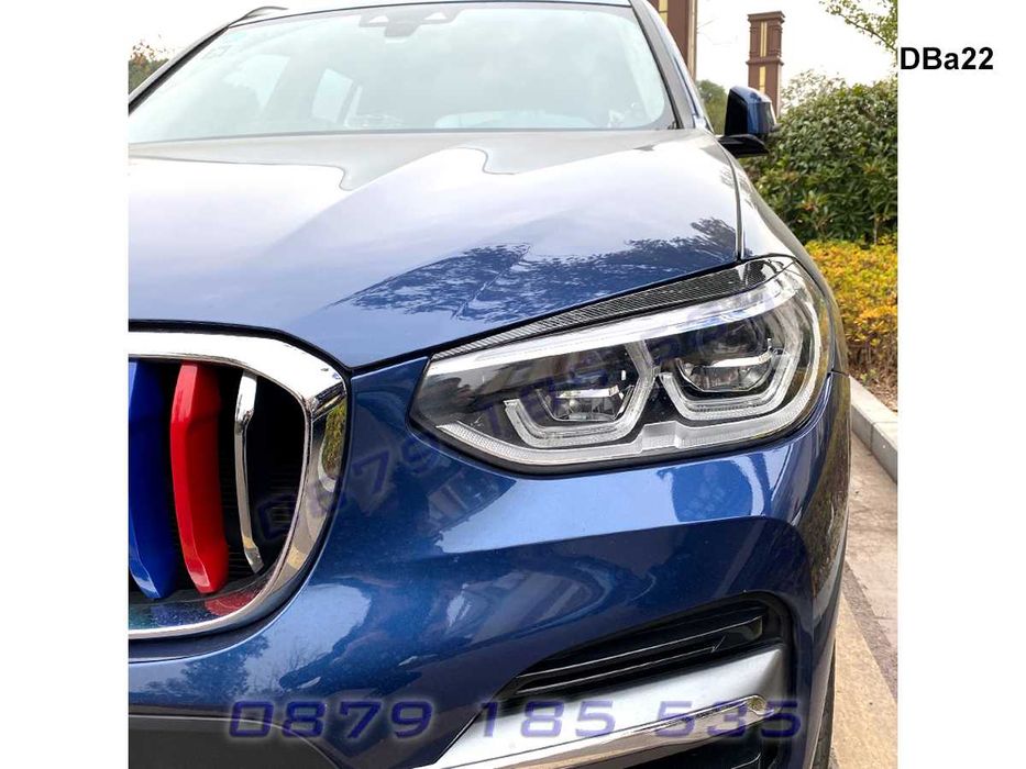 Тунинг горни вежди фарове BMW X3 G01 X4 G02 бмв х3 х4 облицовки лайсни