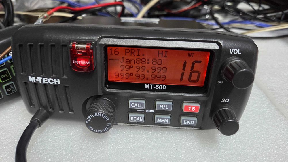 Echipament radio maritim și terestru M-Tech MT-500 cu DSC și ATIS,GPS