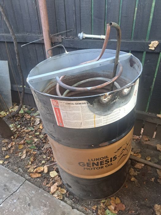 Vand cazan de tuica din aluminiu- este de  7-8 găleți