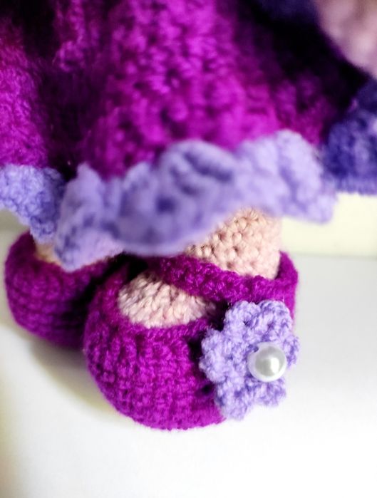 Игрушки вязаные - мишка, ёжик, кукла, бегемот