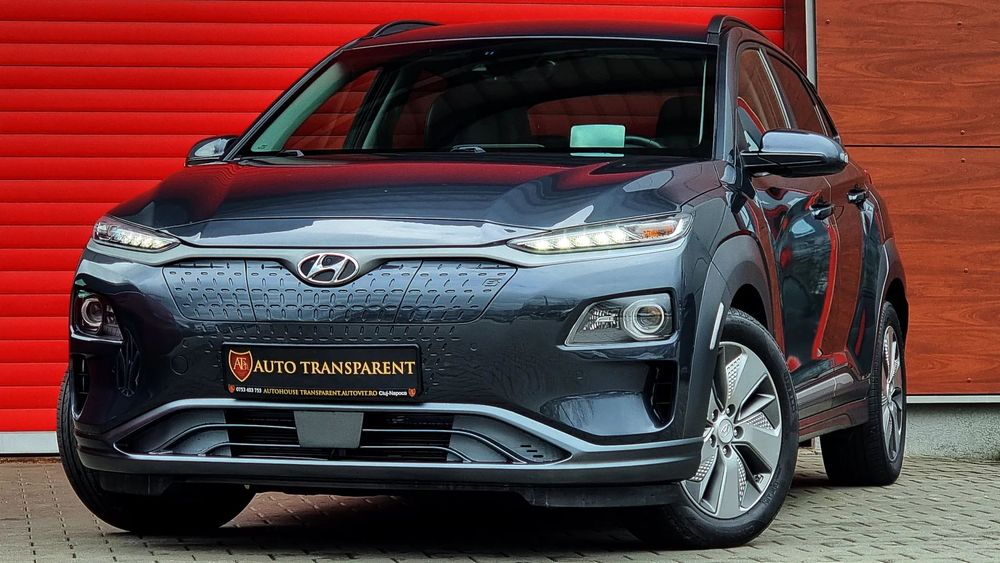 Hyundai KONA Km reali/Garantie producator/Long Range/204 Cai/ Piele/Navigatie