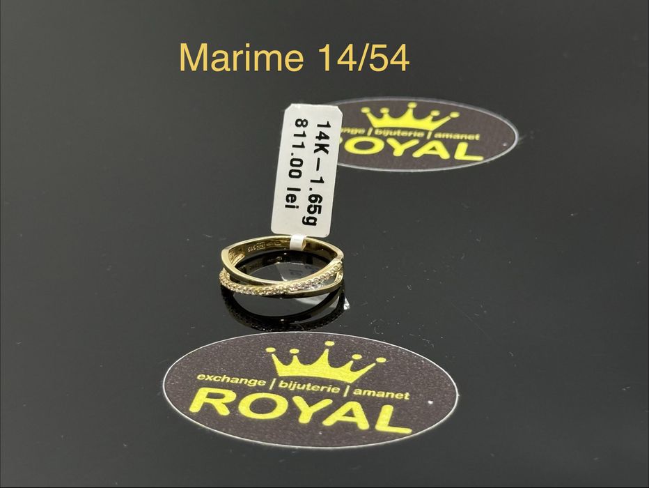 Bijuteria ROYAL : Inel AUR 14K NOU / 1.65 GR