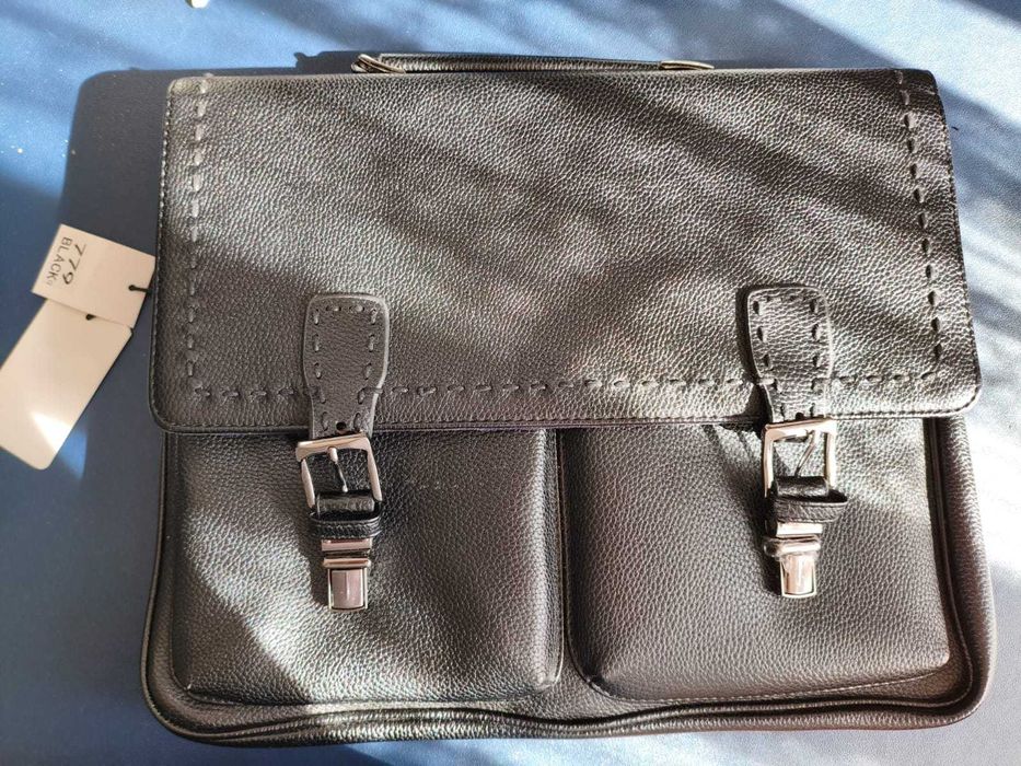 портфель новый кожаный