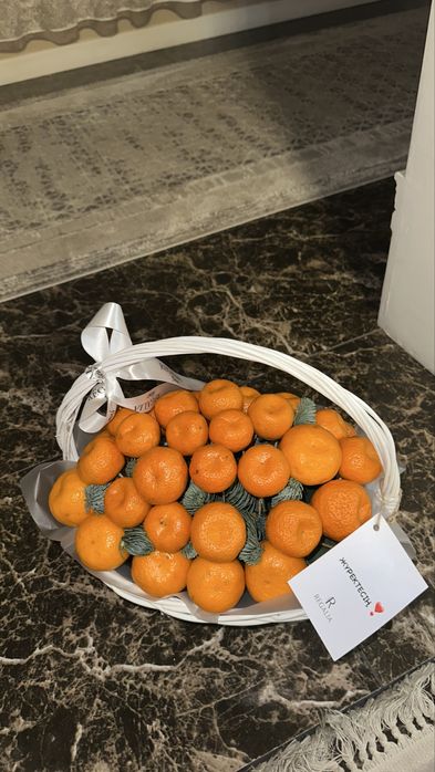 Мандариновый букет — оригинальный подарок