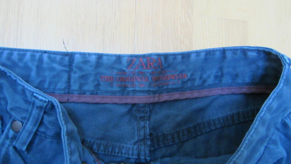 Blugi Zara Originali Barbati Mar. 29 straight fit Indigo