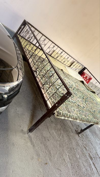 кровать тапчан железный