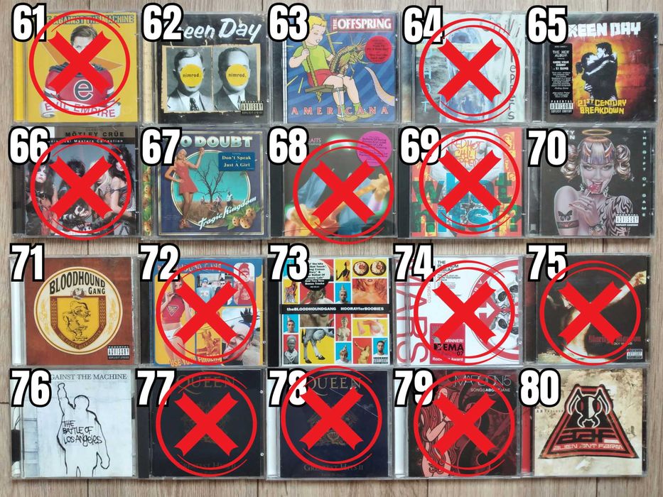 Rock/Punk Metal Music Albums CDs Оригинални Рок Пънк Метъл Музикални Дисковe