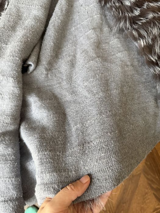 Кардиган из чернобурки