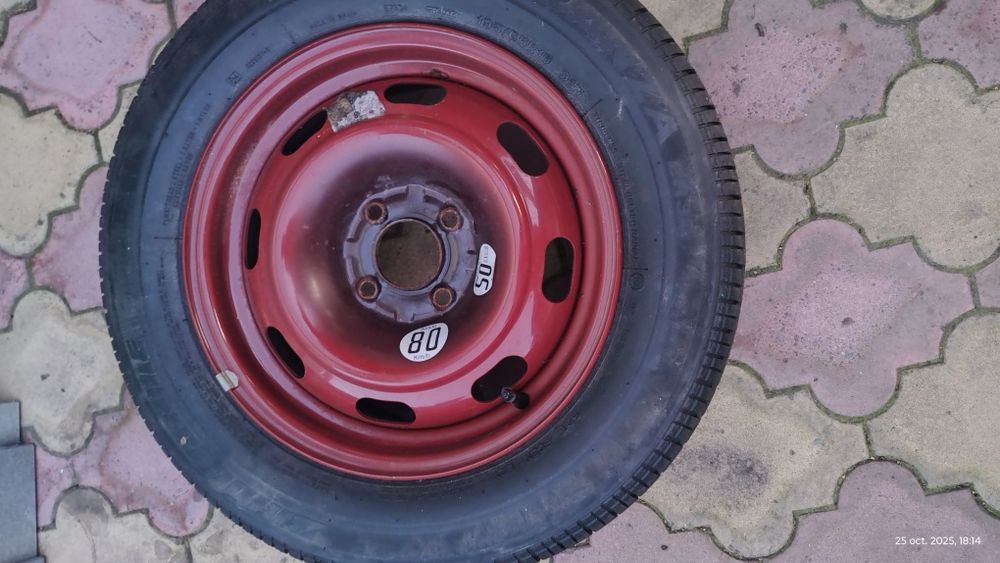 Rezerva cauciu+janta Peugeot R15