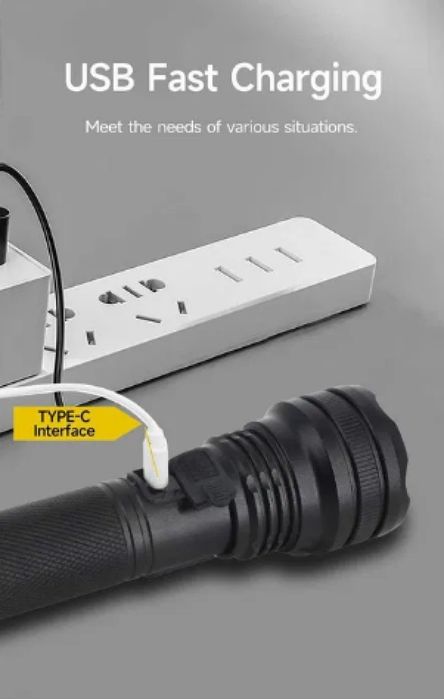 Супер лек акумулаторен фенер P50 SUPER LIGHT