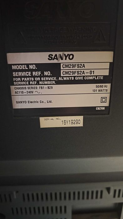 Телевизор Sanyo на запчасти