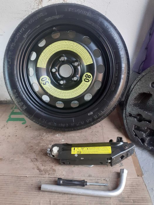 Roata rezerva SLIM R16 cric VW Golf,Touran,Passat,Eos, AUDI A3, SEAT