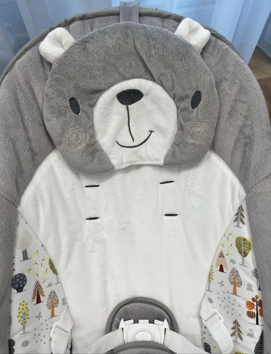 Електрическа люлка Cangaroo - Swing Star, светлосива