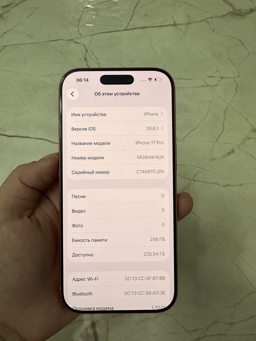 Iphone 17 pro 256gb 91%